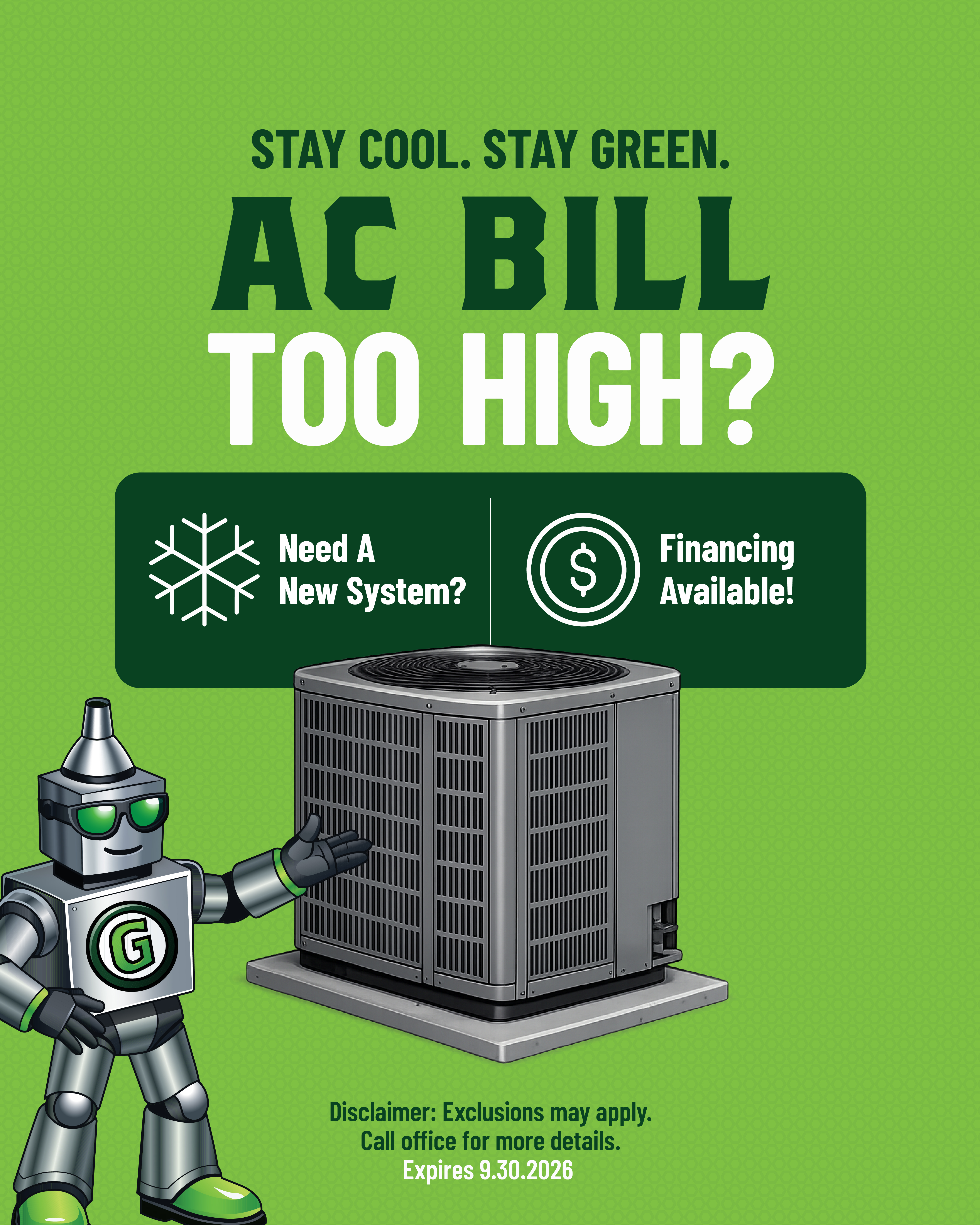 Green Man Inc. Coupon Offer